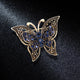Butterfly Rhinestone Brooch PA5584