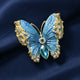 Butterfly Rhinestone  Alloy Brooch PA5654