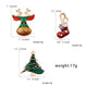 Christmas Elements Rhinestone  Alloy Brooch PA5669