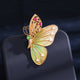 Butterfly Rhinestone  Alloy Brooch PA5674
