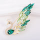 Peacock Rhinestone  Alloy Brooch PA5681