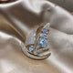 Sailboat Rhinestone  Alloy Brooch PA5688