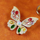 Butterfly Rhinestone  Alloy Brooch PA5698