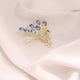 Deer Rhinestone  Alloy Brooch PA5701