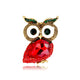Owl Rhinestone  Alloy Brooch PA5706