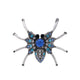 Butterfly Spider Rhinestone  Alloy Brooch PA5709