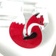 Red Fox Acrylic Brooch PA5738