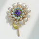 Sunflower-chrysanthemum Alloy Rhinestone Brooch PA5822