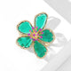 Flower Alloy Rhinestone Brooch PA5831