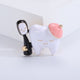 Toothbrush and Teeth Alloy Rhinestone Brooch PA5844