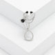 Stethoscope Alloy Rhinestone Brooch PA5847