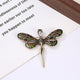 Beautiful Dragonfly Alloy Rhinestone Brooch PA5900
