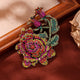 Peony Alloy Rhinestone Brooch PA5909