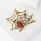 Spider Alloy Rhinestone Brooch PA5912