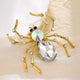 Spider Alloy Rhinestone Brooch  PA5920