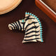 Zebra Alloy Rhinestone Brooch PA5924