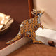 Kangaroo Alloy Rhinestone Brooch PA5927