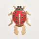 Ladybug Alloy Rhinestone Brooch PA5929