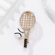 Tennis Alloy Rhinestone Brooch PA5932