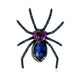 Spider Alloy Rhinestone Brooch  PA5936