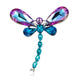 Dragonfly Alloy Rhinestone Brooch PA5937