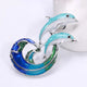 Dolphin Alloy Brooch PA5976