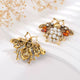 Bee Alloy Rhinestone Brooch PA5997