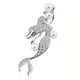 Mermaid Alloy Rhinestone Brooch PA6005