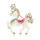 Horse Rhinestone Alloy Brooch PA6040
