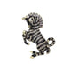 Horse Alloy Rhinestone Brooch PA6050