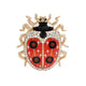 Ladybug Alloy Rhinestone Brooch PA6065