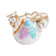 Shell Alloy Rhinestone Brooch PA6070