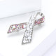 Bow Alloy Rhinestone Brooch PA6092
