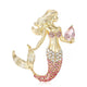 Mermaid Alloy Rhinestone Brooch PA6096