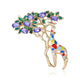 Giraffe Alloy Rhinestone Brooch PA6130