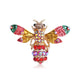 Bee Alloy Rhinestone Brooch PA6136