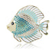 Fish Alloy Rhinestone Brooch PA6151