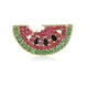 Watermelon Alloy Rhinestone Brooch PA6152
