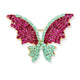 Butterfly Alloy Rhinestone Brooch PA6154
