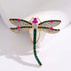 Dragonfly Alloy Rhinestone Brooch PA6157