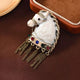 Horse Alloy Rhinestone Brooch PA6167