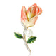 Tulip Alloy Rhinestone Brooch PA6194