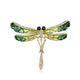 Dragonfly Alloy Rhinestone Brooch PA6196