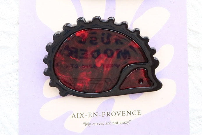 Hedgehog Acrylic Brooch PA6241