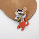 Cat Acrylic Brooch PA6247