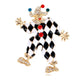 Clown Alloy Rhinestone Brooch PA6307
