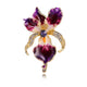 Flower Alloy Rhinestone Brooch PA6330