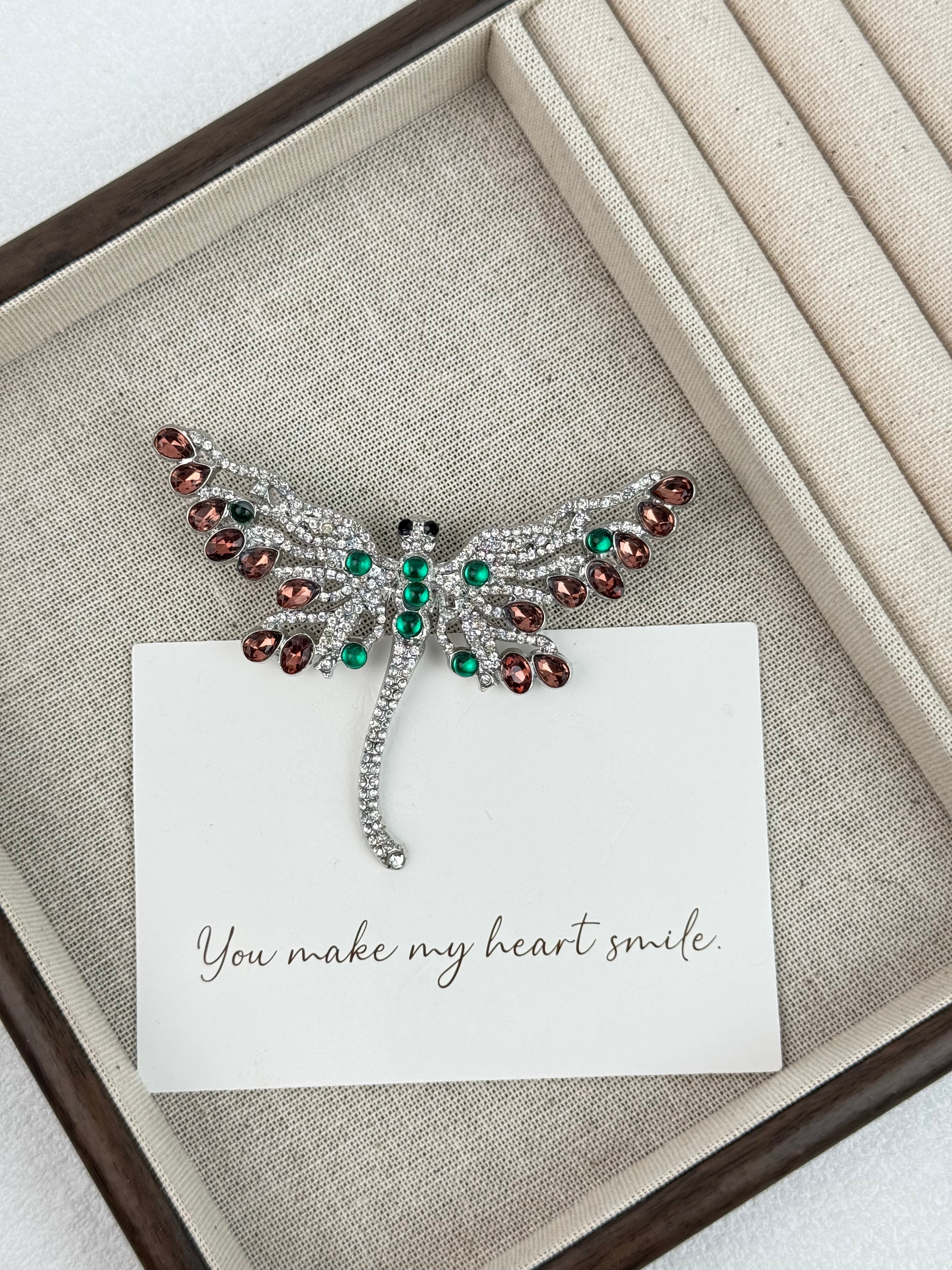 Dragonfly Alloy Brooch PA6390