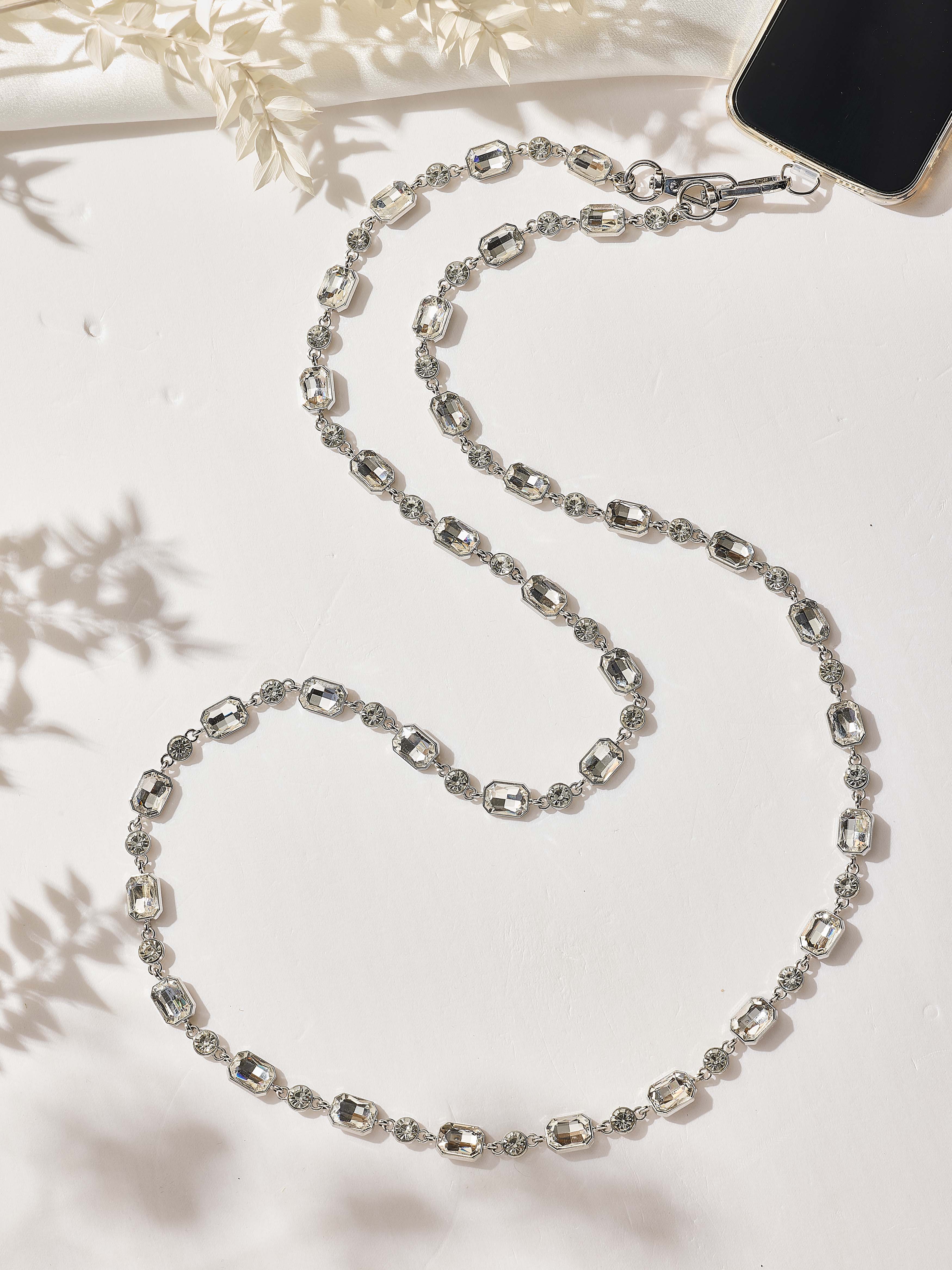 Round Crystal Crossbody Lanyard PC5714