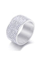 Rhinestone Stainless Steel Rings R1576 - SL